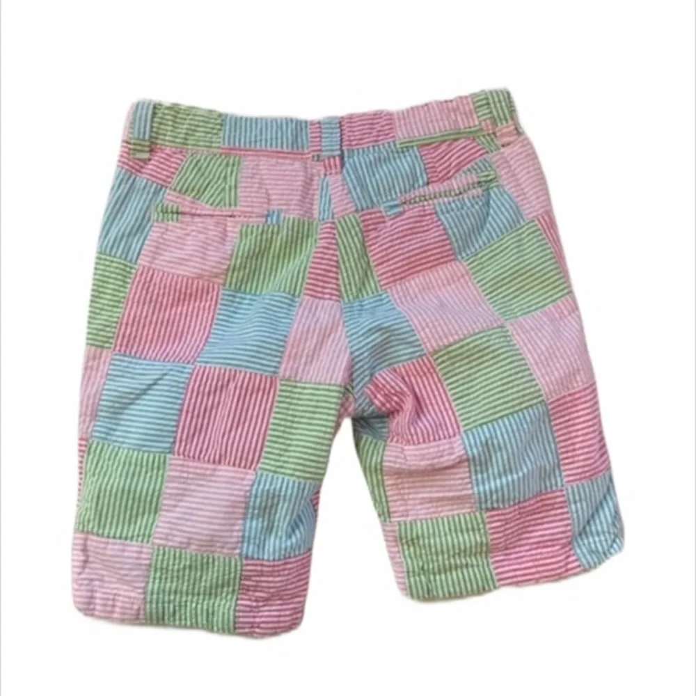 Vintage Gymboree Girls Patchwork Shorts Colorful Plaid Y2K 6